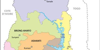 地図の政治、ガーナ